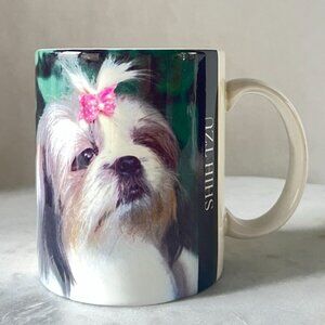 1994 Legend of the Shih Tzu Ceramic Mug Dog Image by Barbara Augello Thailand